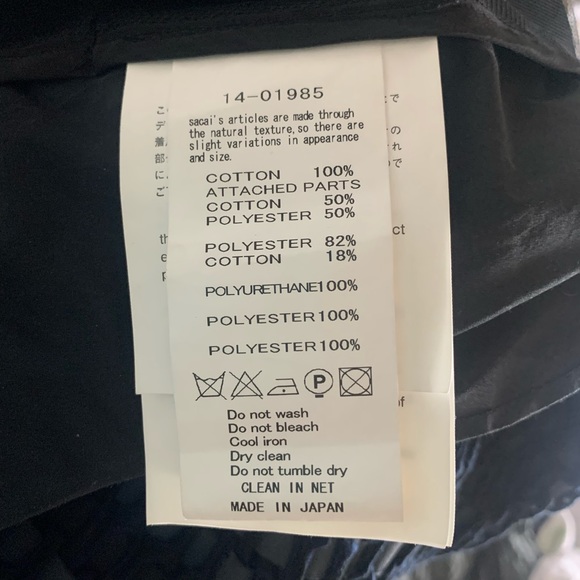 Sacai Angliase Embroidered Navy dress - Picture 6 of 8